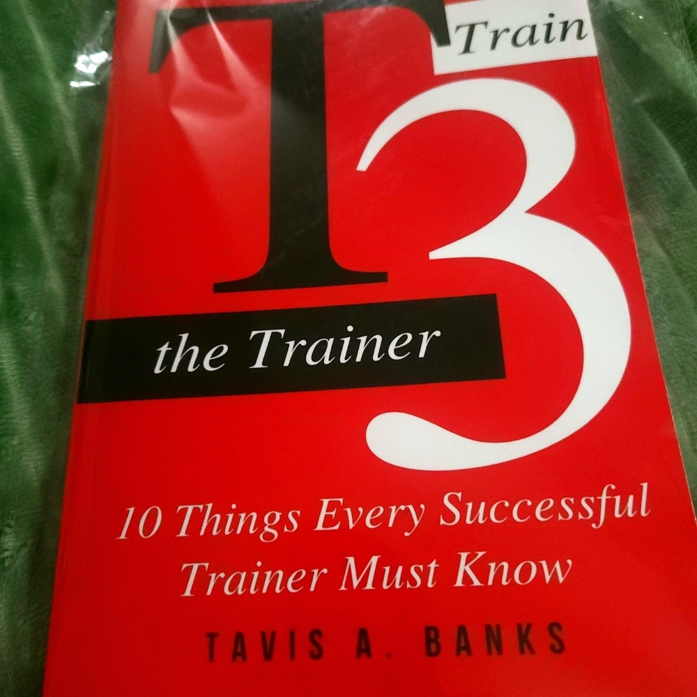 Red 'Train the Trainer' Book by Tavis A. Banks